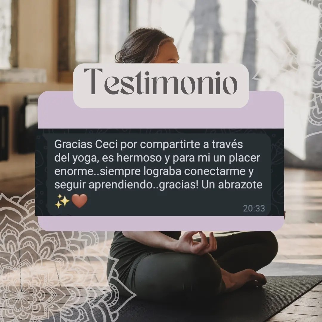 Sobre Ceci Vera testimonio